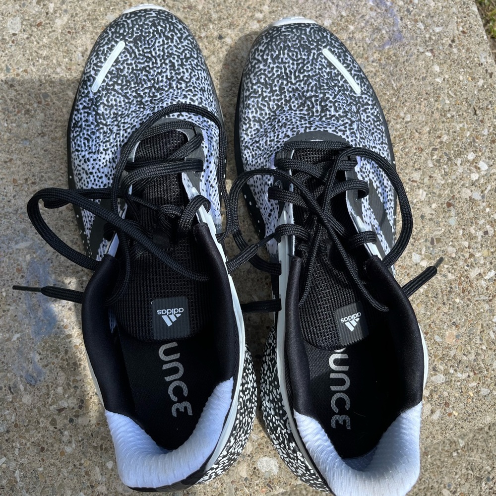 Adidas shoes. Worn one time. Show zero sign of wear. Like brand new. - Picture 2 of 4